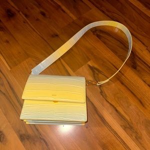 JW PEI new with tags ombré blue green croc cross body purse